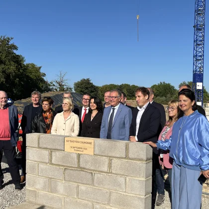 pose de la premiere pierre